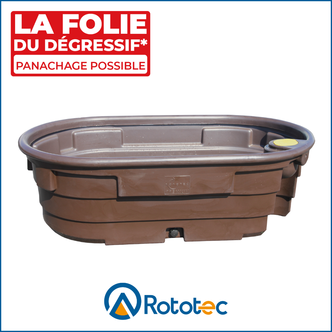 BAC à eau PATURAGE OVOIDE 900L PREMIUM