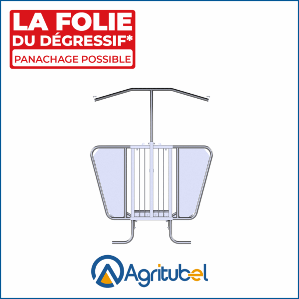 Râtelier ovin avec toit balle ronde – Image 3