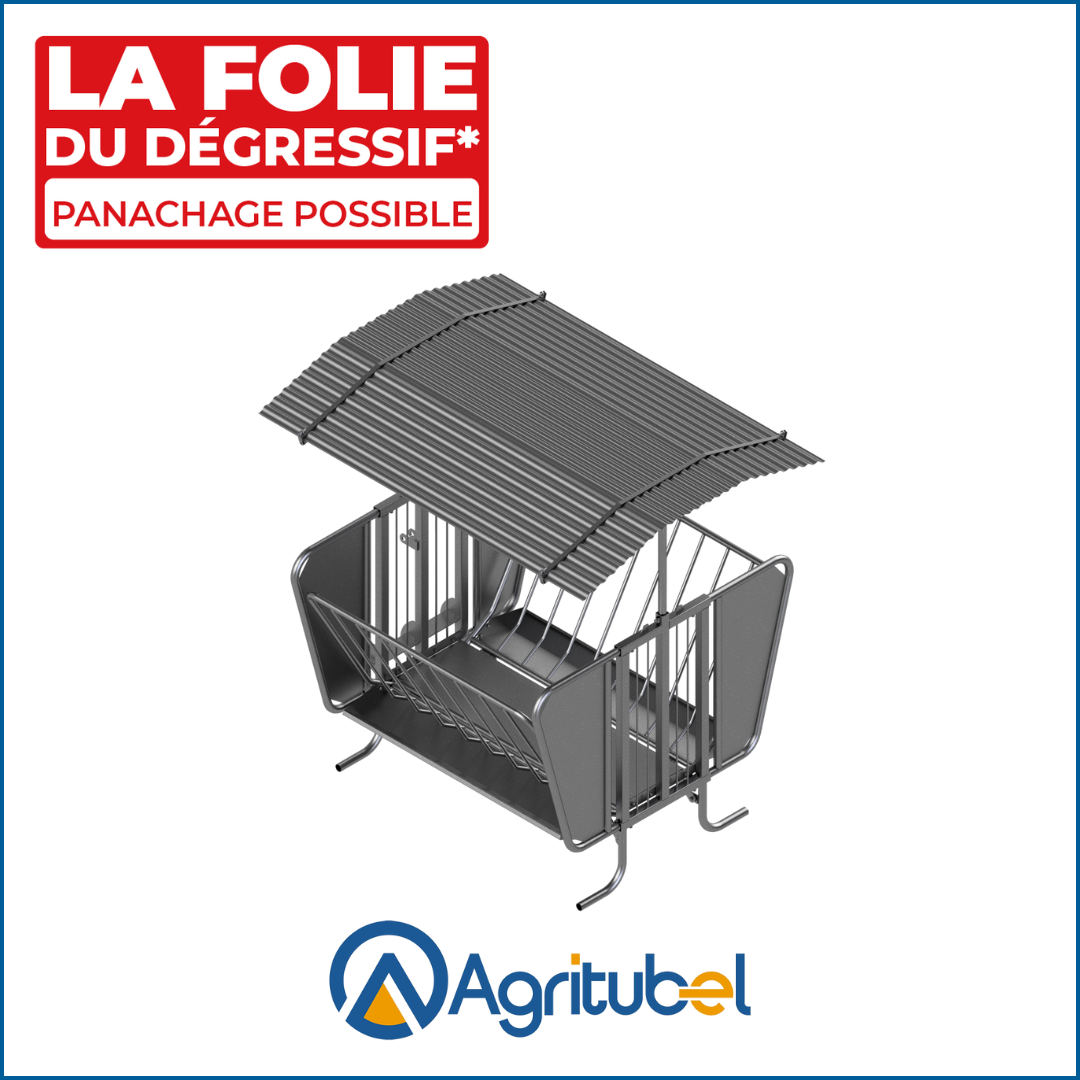 Râtelier ovin avec toit balle ronde – Image 2